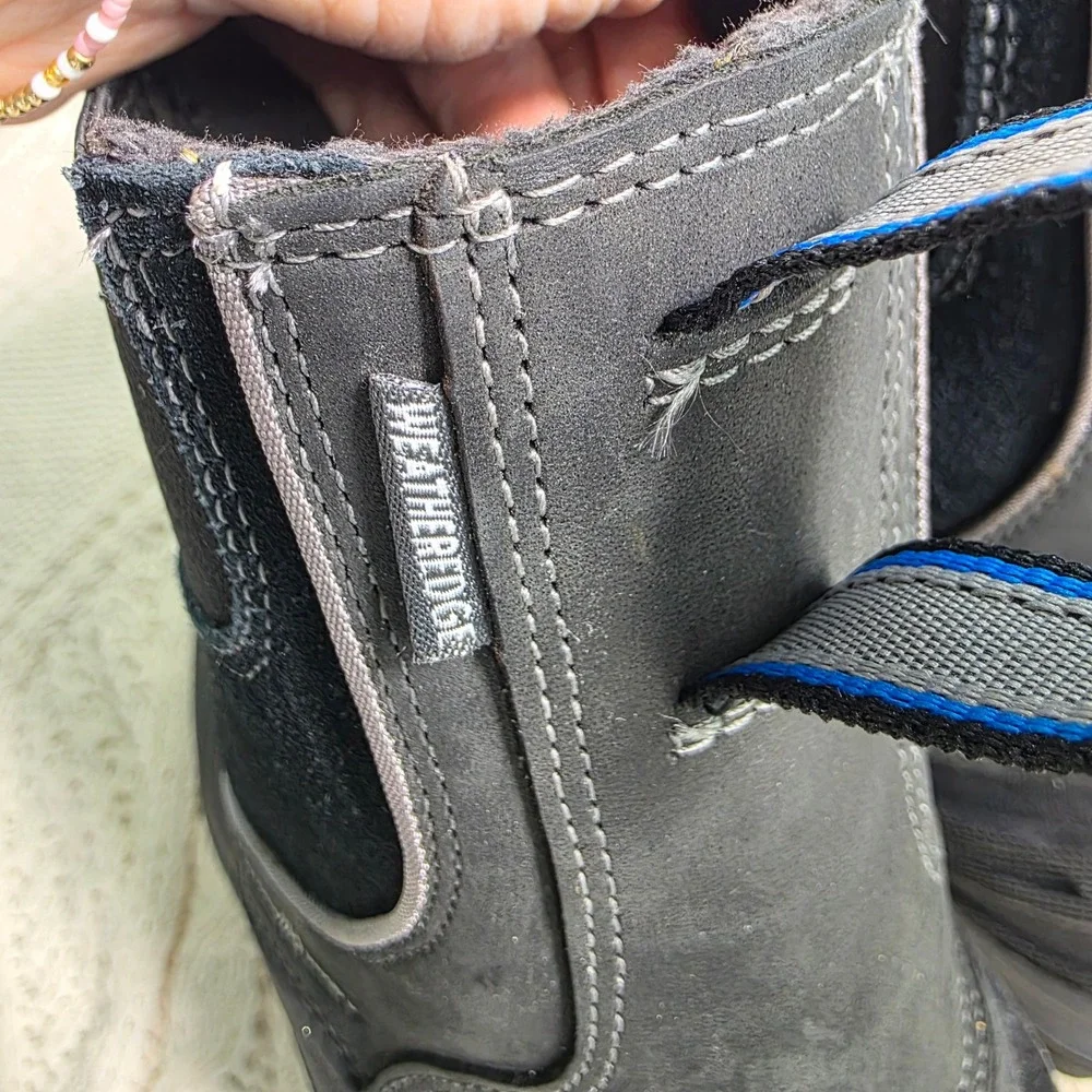 Eddie Bauer WeatherEdge Snow Boots Suede Waterproof 200g Thermafill Mens 8